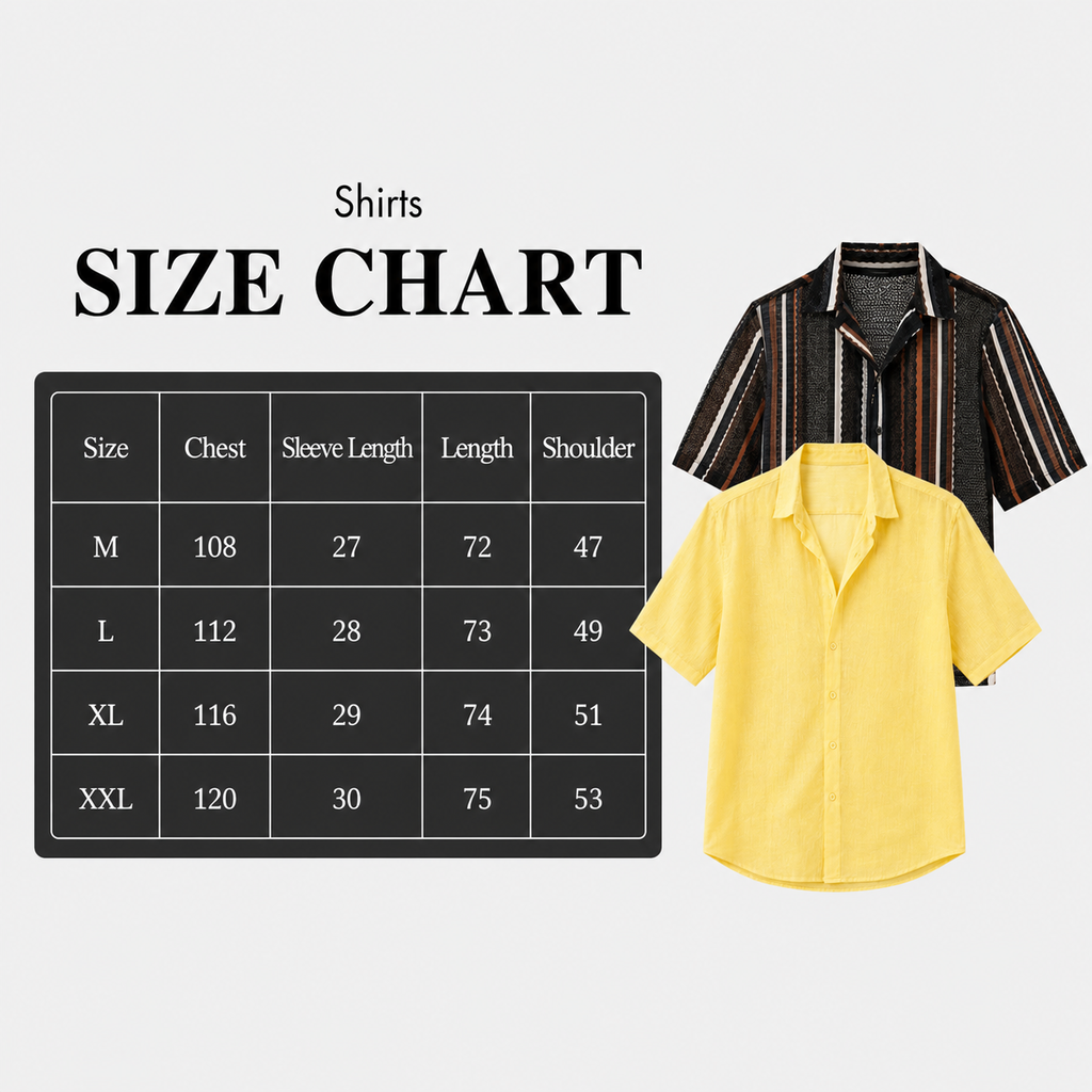Short Sleeves Yellow Shirt