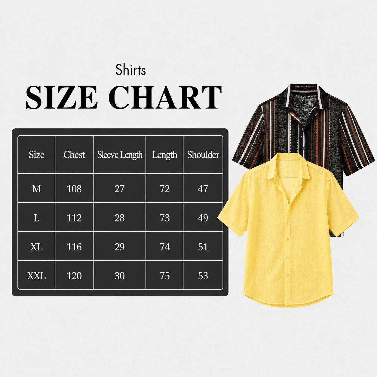 Short Sleeves Yellow Shirt