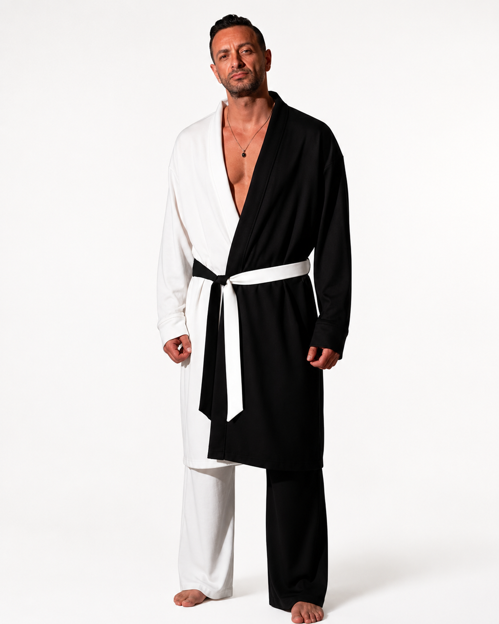 Half black half white Pyjama