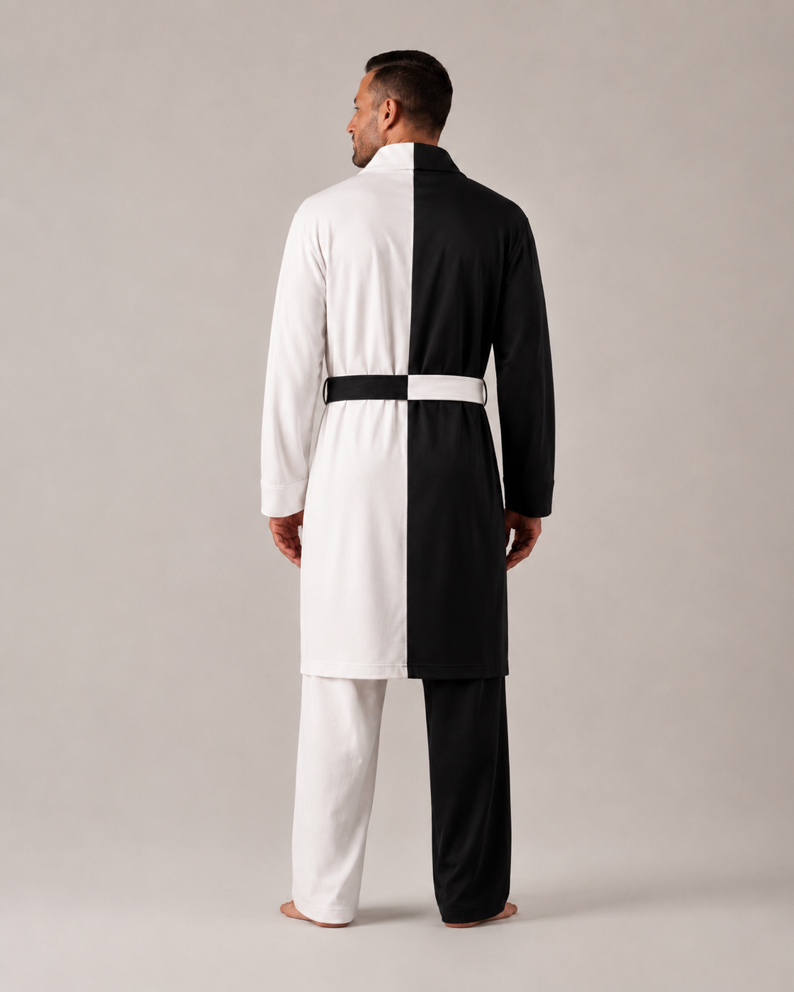 Half black half white Pyjama
