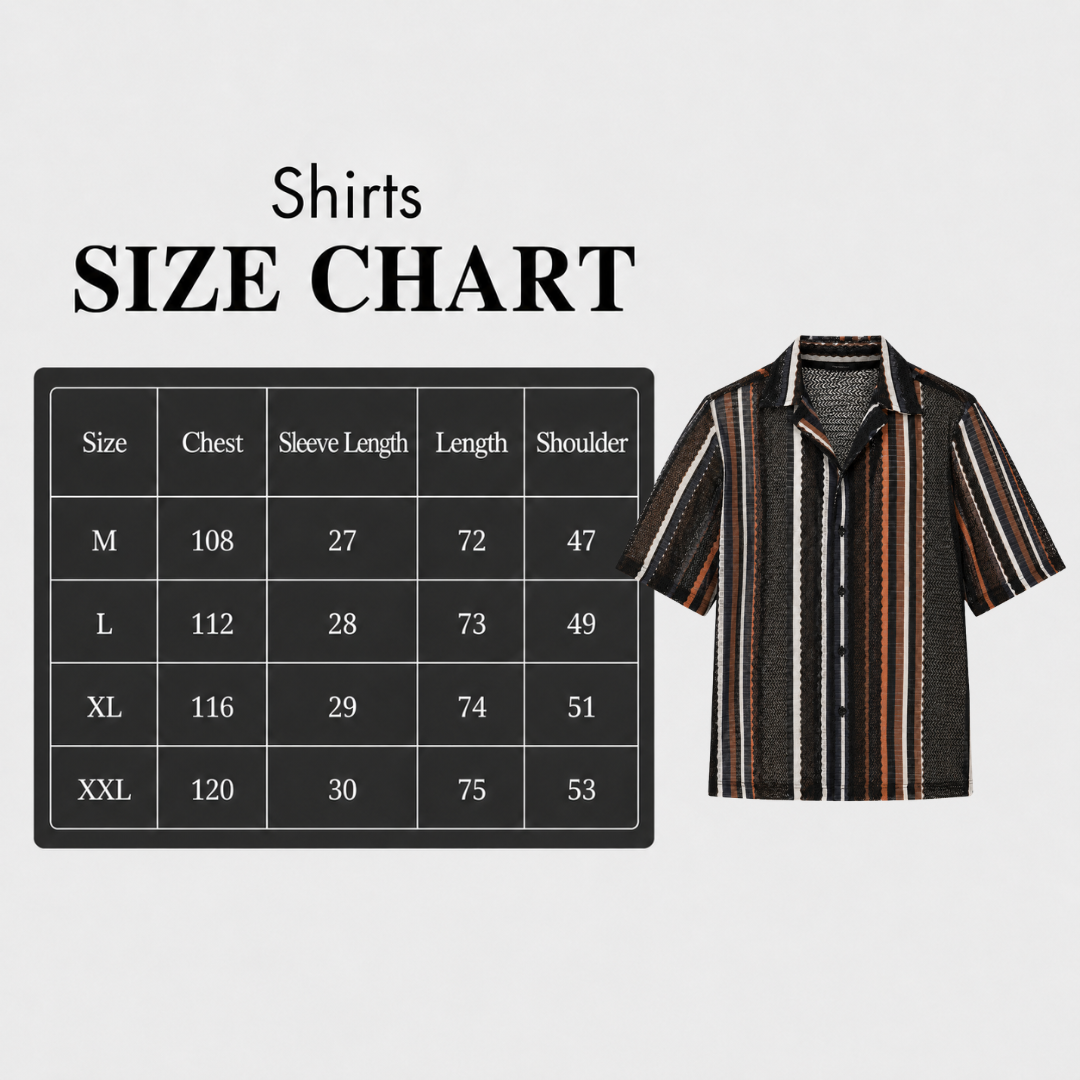 Black with Colourful Stripes Breathable Short Sleeve Shirt