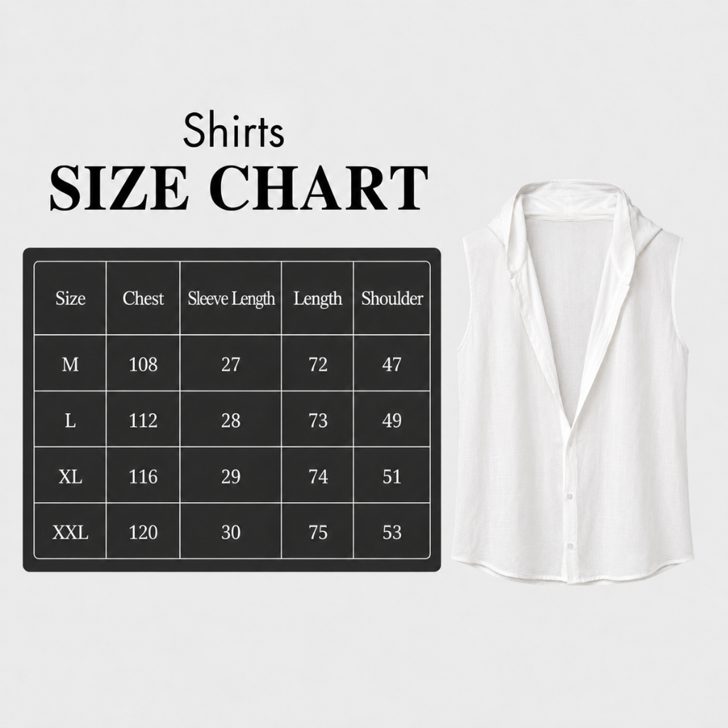 White Sleeveless Linen Shirt