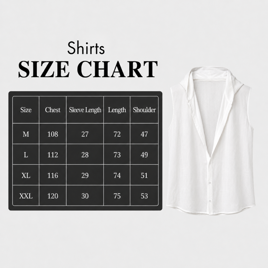 White Sleeveless Linen Shirt