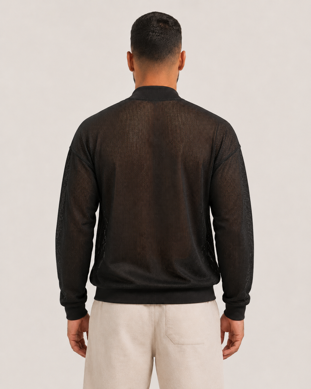 Black Summer Breathable Jacket