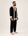Black With White Pyjama set