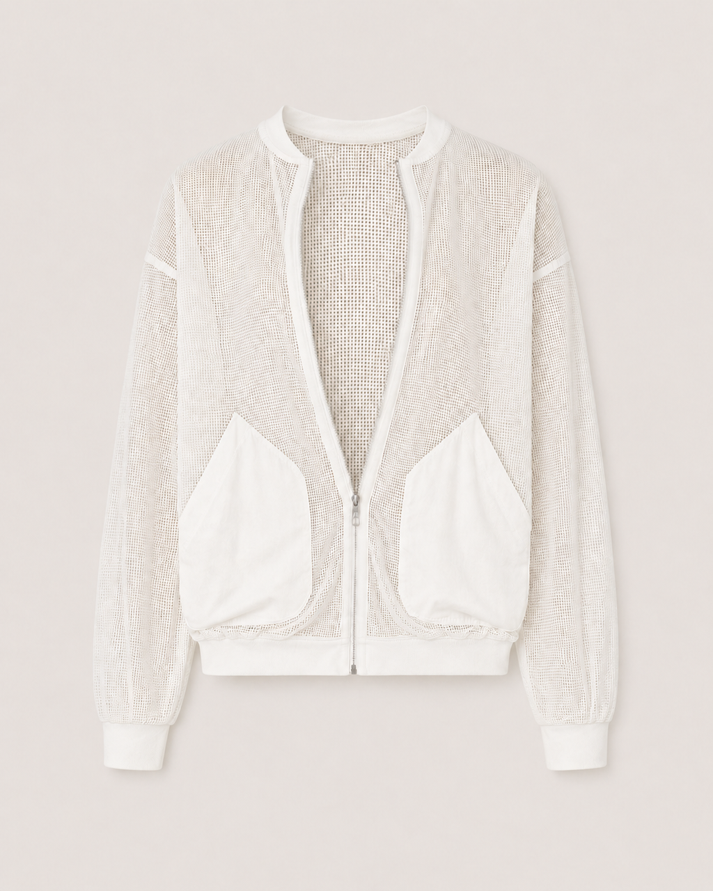 White Summer Breathable Jacket