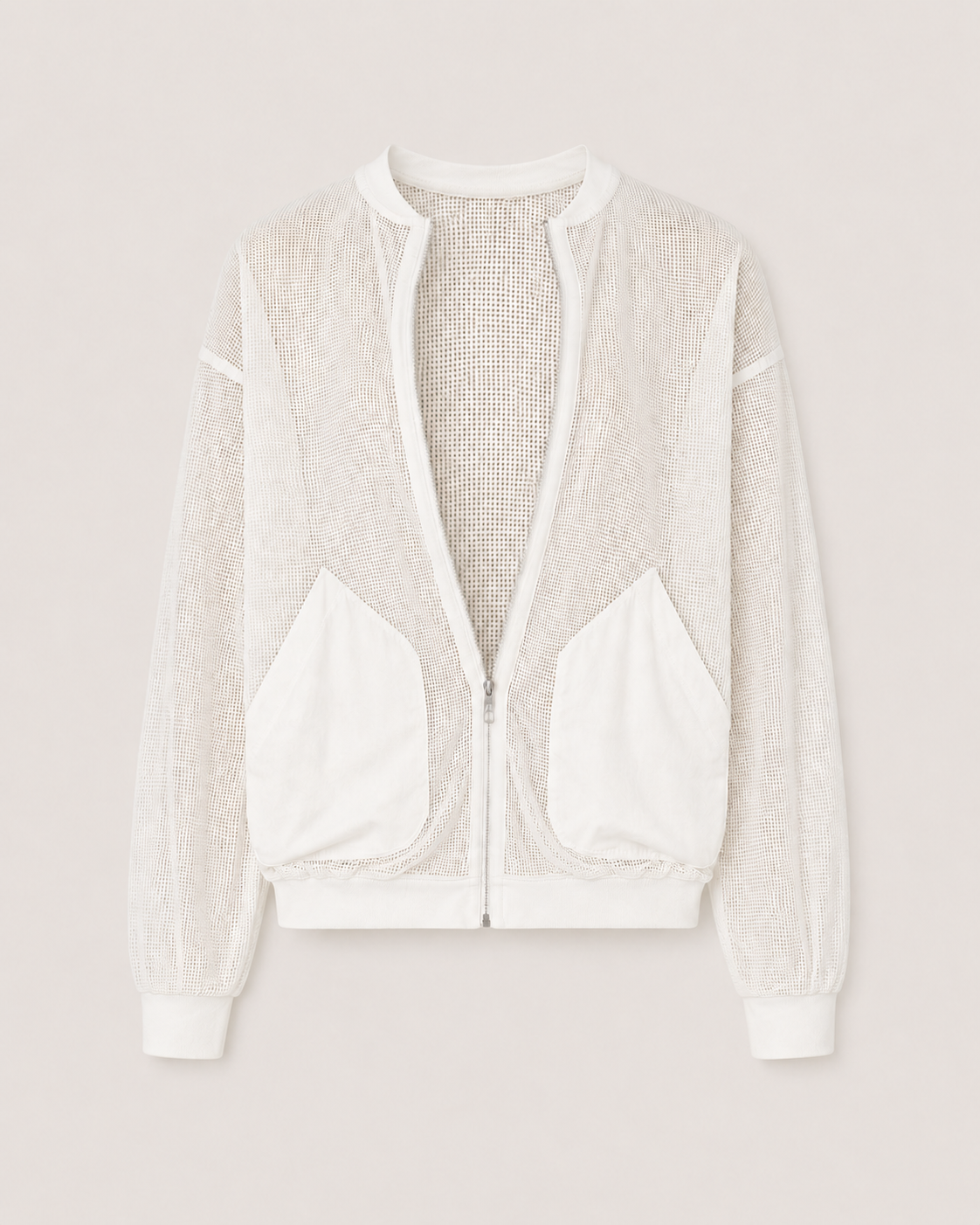 White Summer Breathable Jacket
