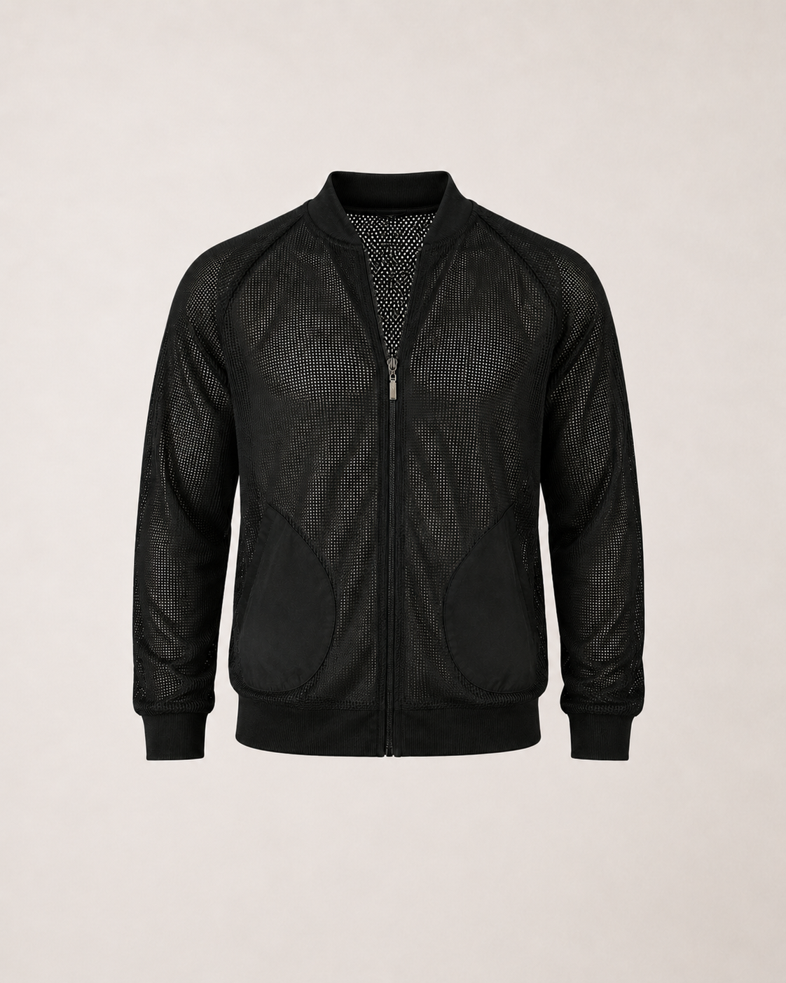 Black Summer Breathable Jacket